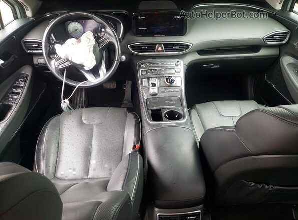 5NMS3DAJ8MH372738 2021 HYUNDAI SANTA Silver წინა პანელის ხედი