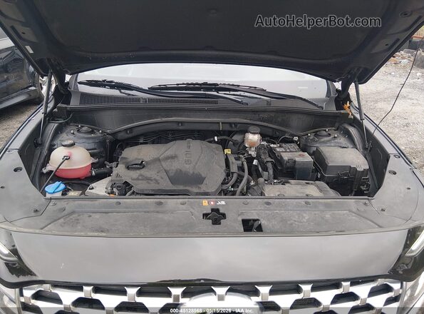 5NMS3DAJ9NH432219 2022 HYUNDAI SANTA FE Black Հետևի տեսք