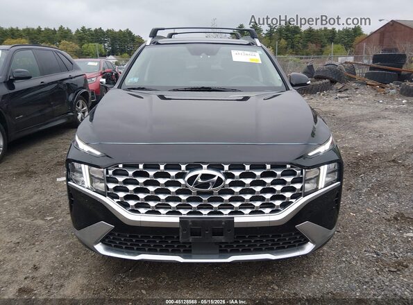 5NMS3DAJ9NH432219 2022 HYUNDAI SANTA FE Black Սարքավորումների վահանակի տեսք