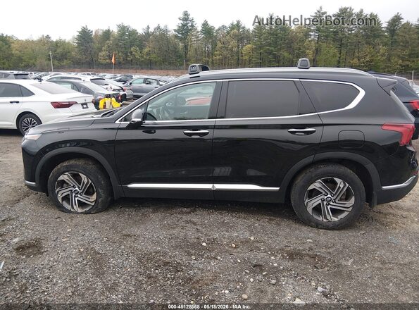 5NMS3DAJ9NH432219 2022 HYUNDAI SANTA FE Black Սալոնի 360 աստիճան տեսք