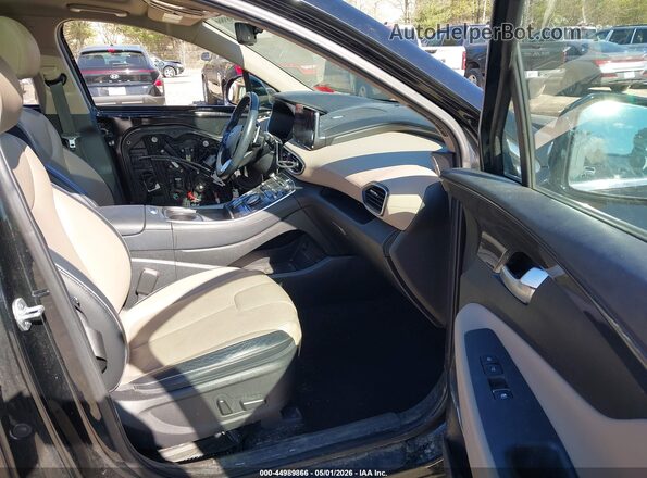 5NMS3DAJXNH406874 2022 HYUNDAI SANTA FE Black Front interior view