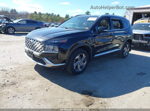 5NMS3DAJXNH406874 2022 HYUNDAI SANTA FE Black Front left