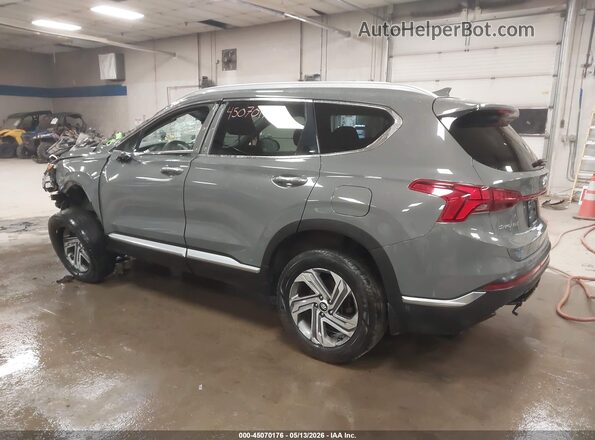 5NMS3DAJXNH460191 2022 HYUNDAI SANTA FE Gray Trasero izquierdo