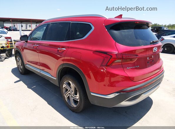 5NMS3DAJXPH527746 2023 HYUNDAI SANTA FE Red Rear left
