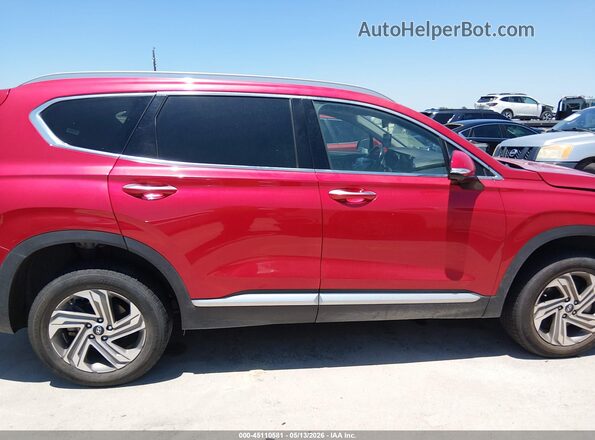 5NMS3DAJXPH527746 2023 HYUNDAI SANTA FE Red Rear interior view