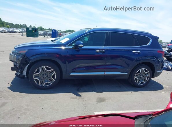 5NMS44AL1MH332063 2021 HYUNDAI SANTA FE Blue 