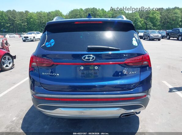 5NMS44AL1MH332063 2021 HYUNDAI SANTA FE Blue 