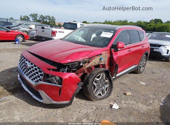 5NMS44AL2MH322268 2021 HYUNDAI SANTA FE Красный 