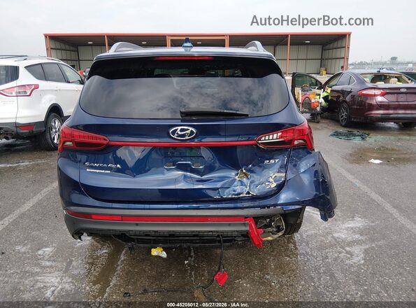 5NMS44AL2NH462418 2022 HYUNDAI SANTA FE Blue Вид спереду