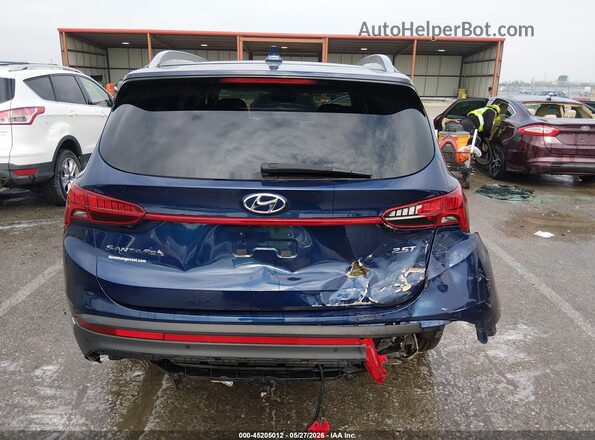 5NMS44AL2NH462418 2022 HYUNDAI SANTA FE Blue 