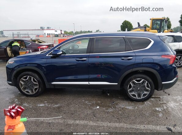 5NMS44AL2NH462418 2022 HYUNDAI SANTA FE Blue Панорамний вид салону 360°