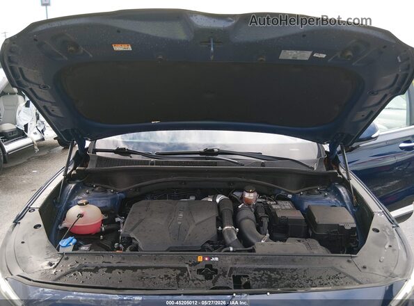 5NMS44AL2NH462418 2022 HYUNDAI SANTA FE Blue Вид ззаду