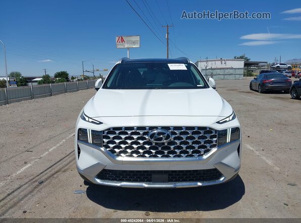 5NMS44AL4PH628991 2023 HYUNDAI SANTA FE White უკანა სალონის ხედი