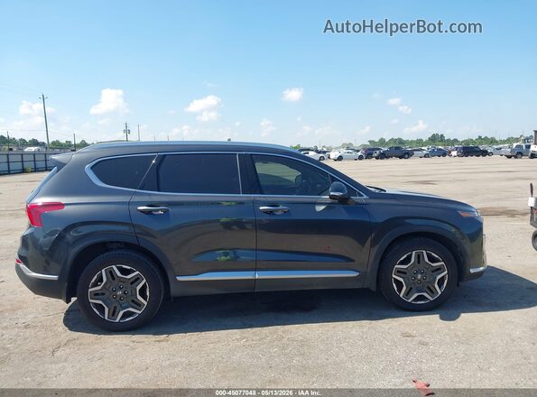 5NMS44AL9NH478700 2022 HYUNDAI SANTA FE Gray Rear interior view
