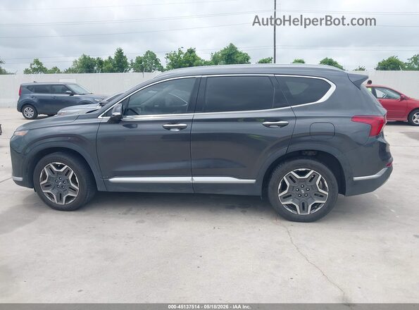 5NMS44ALXMH317805 2021 HYUNDAI SANTA FE Gray 