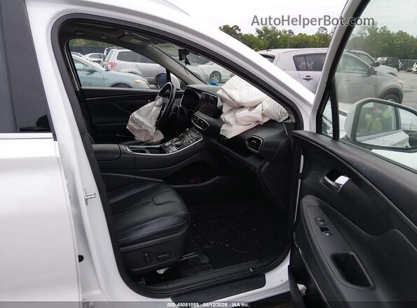 5NMS4DAL1PH485479 2023 HYUNDAI SANTA FE Белый Вид салона спереди