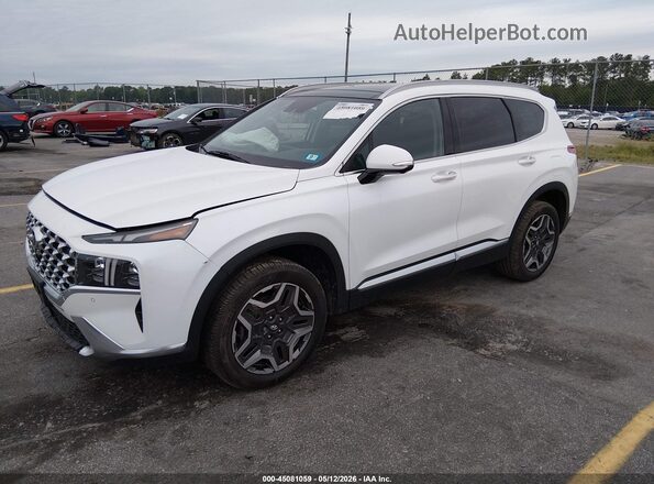 5NMS4DAL1PH485479 2023 HYUNDAI SANTA FE Белый Передняя левая четверть