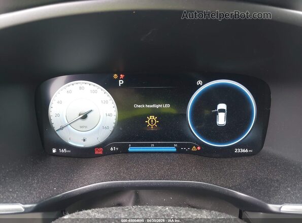 5NMS4DAL3PH616279 2023 HYUNDAI SANTA FE Black Widok tylnych siedzeń