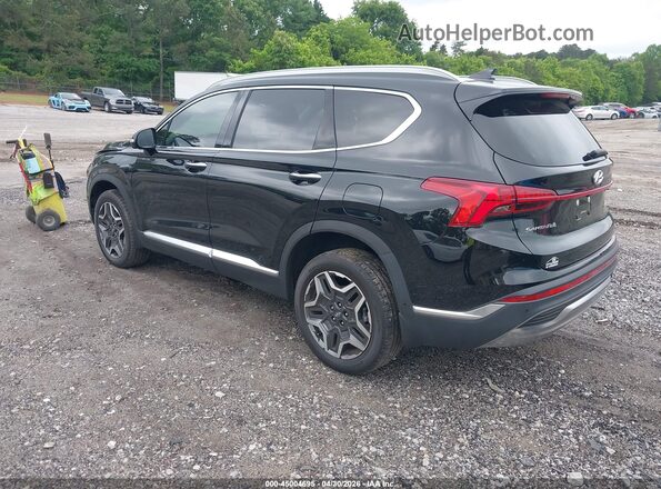 5NMS4DAL3PH616279 2023 HYUNDAI SANTA FE Black Tył lewy