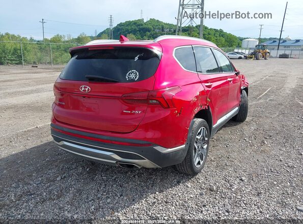 5NMS4DAL6MH331491 2021 HYUNDAI SANTA FE Red 