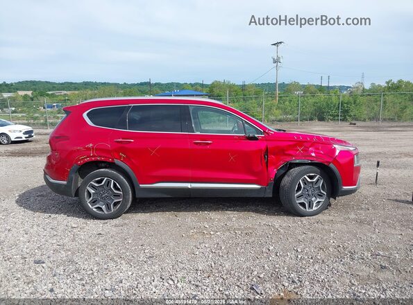 5NMS4DAL6MH331491 2021 HYUNDAI SANTA FE Red 