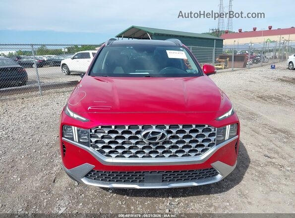 5NMS4DAL6MH331491 2021 HYUNDAI SANTA FE Red 