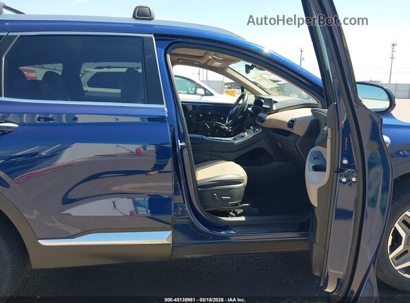 5NMS4DAL6NH377520 2022 HYUNDAI SANTA FE Blue Vista interior delantera