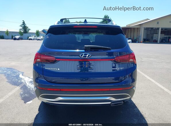 5NMS4DAL6NH377520 2022 HYUNDAI SANTA FE Blue 