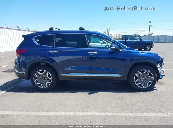 5NMS4DAL6NH377520 2022 HYUNDAI SANTA FE Blue Vista interior de 360 grados