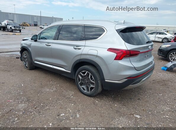 5NMS4DAL6PH498812 2023 HYUNDAI SANTA FE Silver Rear left