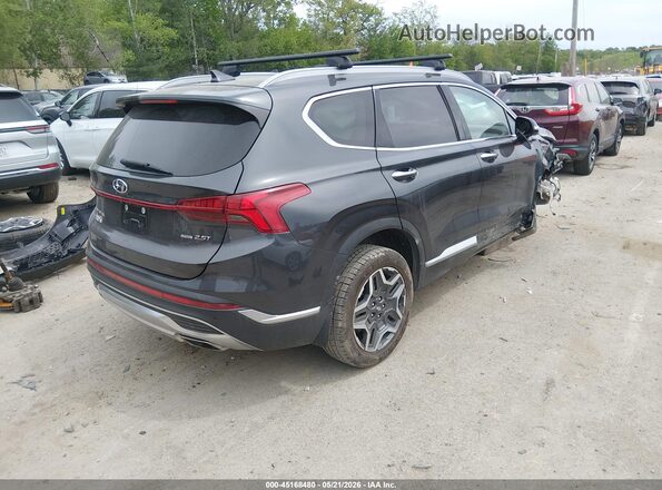 5NMS4DAL8MH314725 2021 HYUNDAI SANTA FE Серый Задняя правая четверть