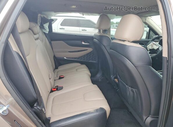 5NMS53AA0LH213473 2020 HYUNDAI SANTA Brown Հետևի նստատեղերի տեսք
