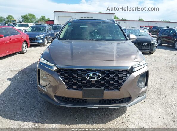 5NMS53AA3LH223155 2020 HYUNDAI SANTA FE Brown Vista del cuadro de instrumentos
