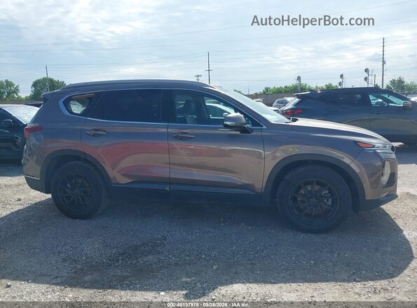 5NMS53AA3LH223155 2020 HYUNDAI SANTA FE Brown Vista interior trasera