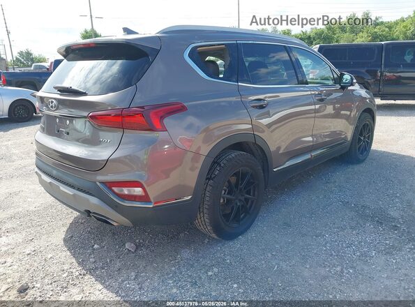 5NMS53AA3LH223155 2020 HYUNDAI SANTA FE Brown Trasero derecho