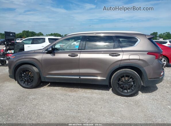 5NMS53AA3LH223155 2020 HYUNDAI SANTA FE Brown Vista interior de 360 grados