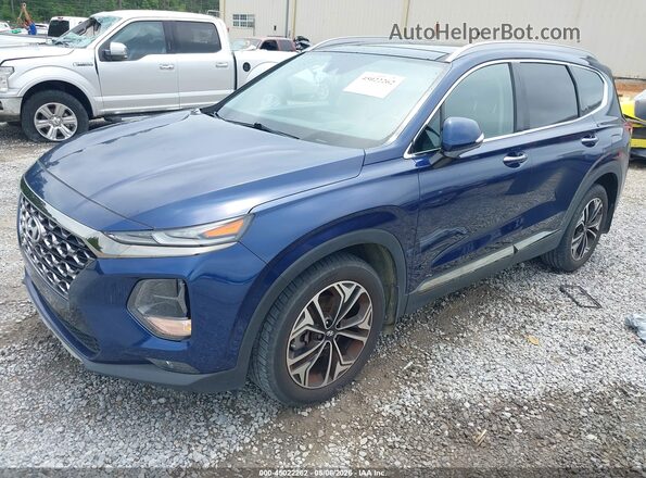 5NMS53AA4LH231202 2020 HYUNDAI SANTA FE Blue Przód lewy