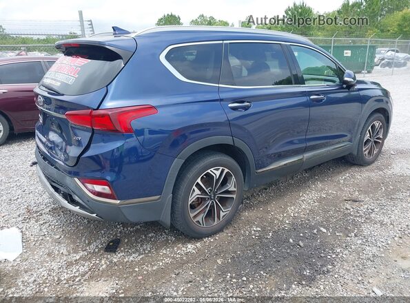 5NMS53AA4LH231202 2020 HYUNDAI SANTA FE Blue Tył prawy