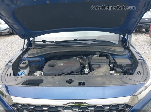 5NMS53AA4LH231202 2020 HYUNDAI SANTA FE Blue Widok z tyłu