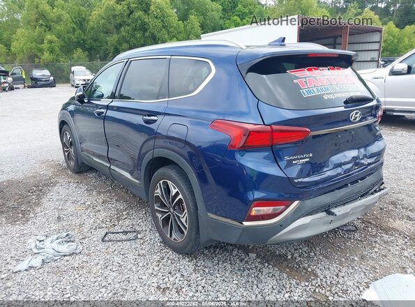 5NMS53AA4LH231202 2020 HYUNDAI SANTA FE Blue Tył lewy
