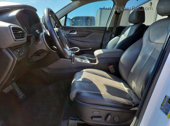 5NMS53AA8KH073042 2019 HYUNDAI SANTA White Вид салону спереду