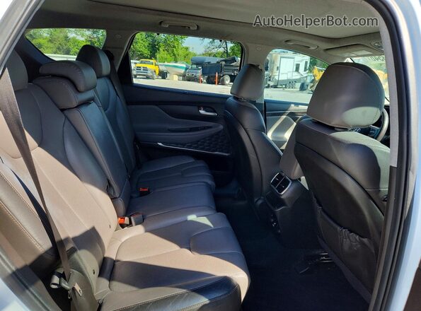 5NMS53AA8KH073042 2019 HYUNDAI SANTA White Вид задньої частини салону