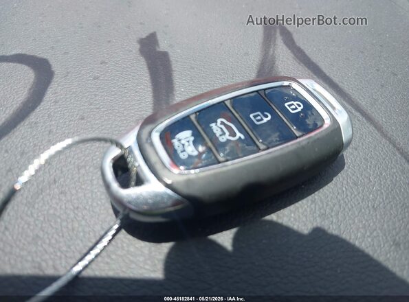 5NMS53AD0KH127475 2019 HYUNDAI SANTA FE Red Вид панелі приладів