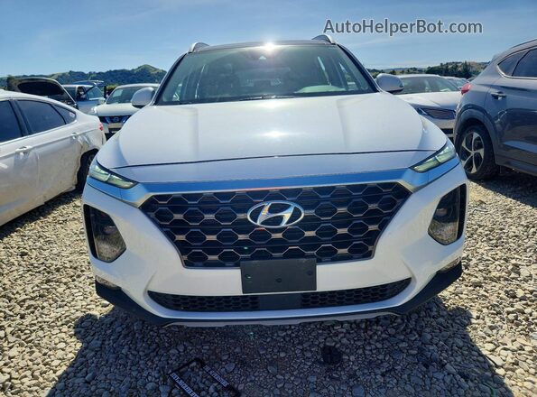 5NMS53AD5KH072537 2019 HYUNDAI SANTA White Vista frontal