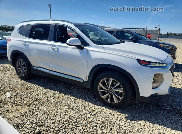 5NMS53AD5KH072537 2019 HYUNDAI SANTA White Delantero derecho