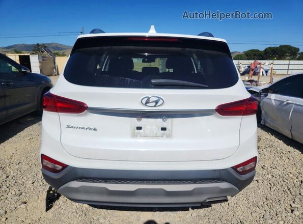 5NMS53AD5KH072537 2019 HYUNDAI SANTA White Vista trasera