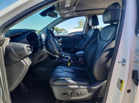 5NMS53AD5KH072537 2019 HYUNDAI SANTA White Vista interior delantera