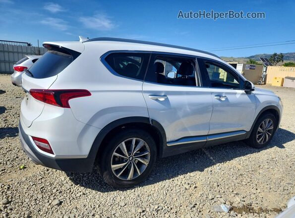 5NMS53AD5KH072537 2019 HYUNDAI SANTA White Trasero derecho