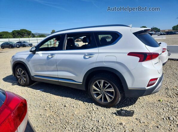 5NMS53AD5KH072537 2019 HYUNDAI SANTA White Trasero izquierdo