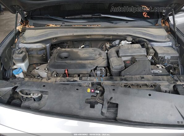 5NMS53AD6KH030314 2019 HYUNDAI SANTA FE Gray Widok z tyłu